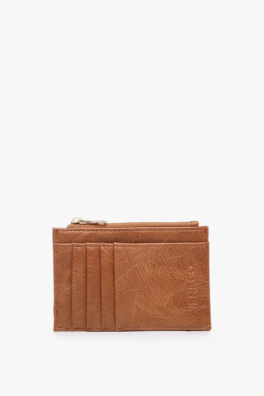 Sia Brown Card Holder Wallet