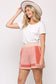 Coral Mix Block Shorts