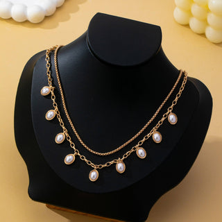 The Clara Pearl Layered Necklace