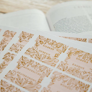 Carnation Gold Foil Bible Tabs
