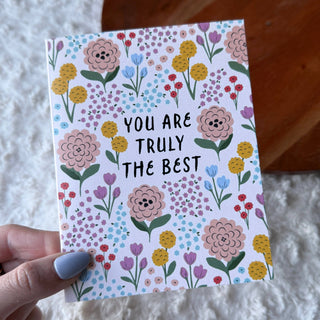 "You are Truly the Best" Thank You Card