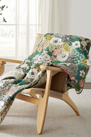 Bettina Floral Quilted Throw