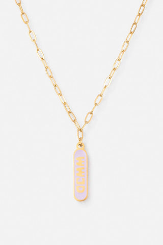 Enamel WWJD Necklace