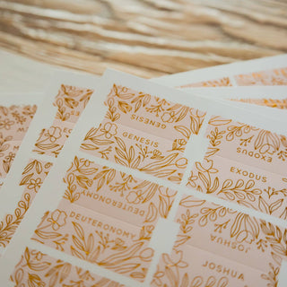 Carnation Gold Foil Bible Tabs