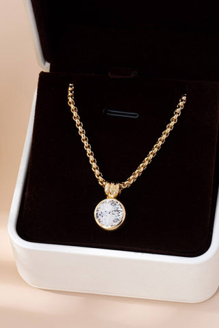 The Caroline Crystal Pendant Necklace