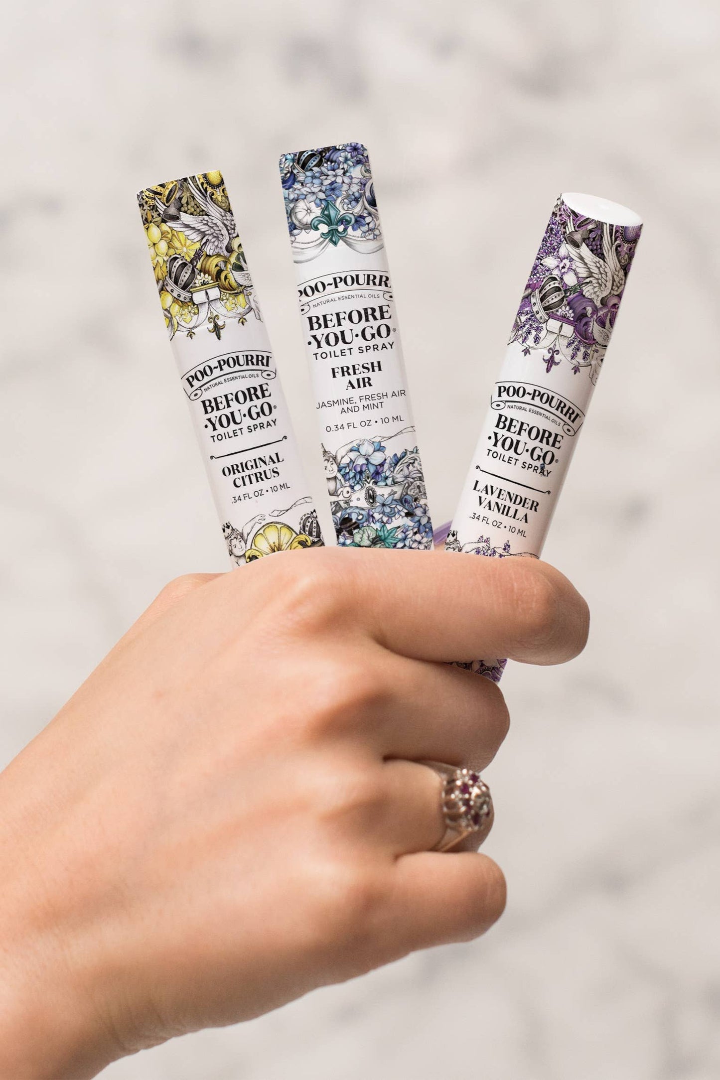 Poo~Pourri On-The-Go 3 pack Travel Size Gift Set