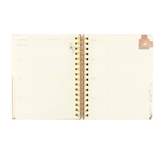 12-Month Undated Spiral Planner: Sonora Design