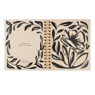 12-Month Undated Spiral Planner: Magnolia Springs Design