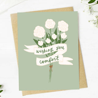 "Wishing you comfort" Sympathy Card