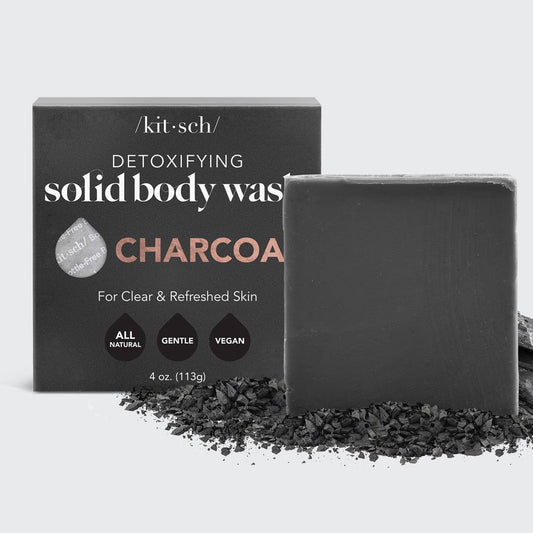 KITSCH Charcoal Detoxifying Body Wash Bar