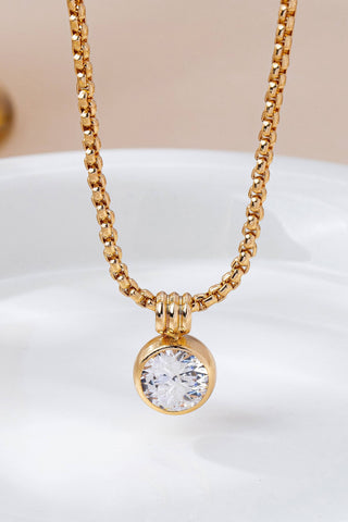 The Caroline Crystal Pendant Necklace