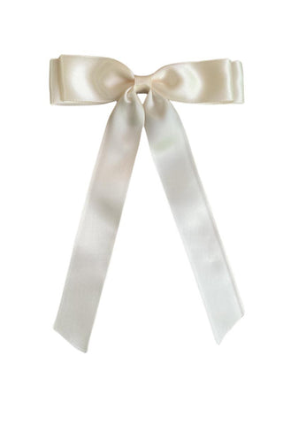 Satin Hair Ribbon Clip