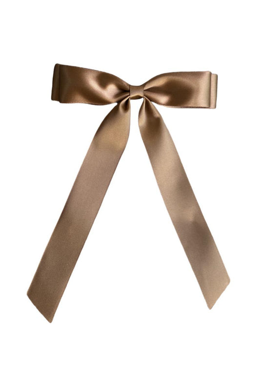 Satin Hair Ribbon Clip